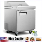 27" Commercial Refrigerator W/ Cutting Board Sandwich Salad Prep Table Buffet. Fixed Price $954.54.