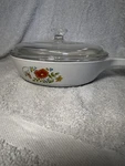 Excellent Corningware P-83-B Wildflower Skillet Frying Pan 6.5 W/ Lid. Fixed Price $15.00.