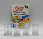 Le Canape Maker For Better Looking Hors-d'oeuvres Appetizers By Lk Vintage 1980. Fixed Price $15.00.