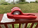 Tupperware Fusionmaster Chef Press Juicer, Red 72. Fixed Price $16.00.