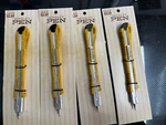 New 4-PACK Lot Big Sky Carvers Man Gear Novelty Box Cutter Pen Men's Gift. Fixed Price $16.65.