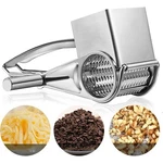 Rotary Cheese Grater Stainless Steel Manual Handheld. Fixed Price $13.99.