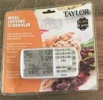 Taylor 750 Digital Meal Serving Scheduler Plan And Prep 4 Event Timer 26. Fixed Price $12.99.