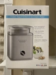 Cuisinart ICE-30BCP1 Cream Maker And Frozen Yogurt Machine 2-QT Silver New!!. Fixed Price $99.99.