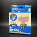 Flip-it! Bottle Emptying Kit Get Every Drop Reusable And Dishwasher Safe New. Fixed Price $7.25.