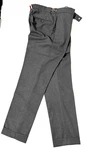 Thom Browne Pants Buttoned Waistband, Cuffed, Gray Made In Japan 1/30-32" New. Fixed Price $280.00.