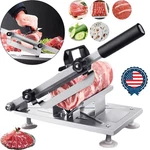 Manual Meat Cutter Frozen Beef Lamb Mutton Roll Food Sheet Slicer Kitchen Tool. Fixed Price $29.44.