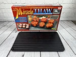 1995 The Original Miracle Thaw Defrosting Tray As Seen On Tv Used 13 3/4 X 7/8. Fixed Price $16.96.