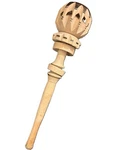 Mexican Wooden Molinillo Grinder Cocoa Mixer, Stirrer, & Frother For Chocolate. Fixed Price $12.99.