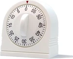 60-MIN White Mechanical Wind-up Timer With Loud Alarm, For Cooking & Classroom. Fixed Price $11.69.