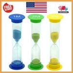 Colorful Acrylic Sand Timers For Kids: Set Of 3 Engaging Learning Activities. Fixed Price $10.52.