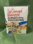 Zap Canape Maker 4 Piece Set W/original Container & Recipe Booklet 1980. Fixed Price $12.74.