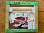 Sushi Book & Kit, Inc 80 Page Full Color Bamboo Rice Paddle 2 Pr Chopsticks. Fixed Price $8.00.