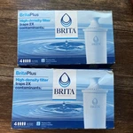 2X Brita Plus Replacement Water Filte Bpafree High Density Pitchers 8 Total New. Fixed Price $26.95.