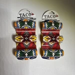 Prepara 8 Colorful Holder Stands. Set Of 2 Each Holds 3 Tacos. Fixed Price $22.99.