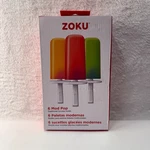 Zoku 6 Mod Traditional Ice Popsicle Molds Bpa-free Tray Sticks Drip Guards. Fixed Price $16.99.
