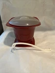 Back To Basics Microwave Apple Dipper Caramel Chocolate Pretzel Candy Treats. Fixed Price $10.00.