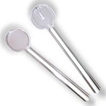 Vintage Fratelli Guzzini Salad Server Set Tongs Acrylic Bi-color Italy. Fixed Price $15.25.