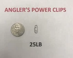Anglers Power Clips Paperclip Fishing Lure Fast Snap Bulk Pack 25LB Usa. Fixed Price $9.99.