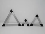 3X Modern Triangle Coaster /trivet Set By Menu Jorgan Meldgaard, Denmark, Rgen. Fixed Price $25.00.