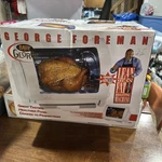 Baby George Foreman Rotisserie Oven Grill Salton GR59A Roasting Machine Sealed. Fixed Price $44.99.