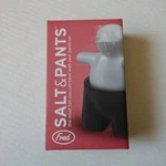 Fred Salt & Pants Ceramic Pepper Shakers Novelty. Fixed Price $12.99.