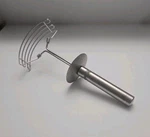 Pampered Chef Pastry Blender Cutter Whisk W/guard Stainless Steel. Fixed Price $29.99.