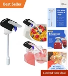 Magic Tap Automatic Drink Dispenser For Fridge, Black 1 Pack, No Spill Milk D.... Fixed Price $29.99.