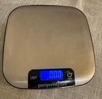 Pampered Chef Digital Kitchen Scale 100271 Stainless 11LB Food. Fixed Price $13.38.