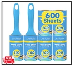 600 Sheets Extra Sticky Lint Rollers For Pet Hair, Easy Spiral Tear. Fixed Price $12.10.