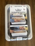 Fancy Panz White Casserole Container Set Fits 13X9X2 Foil Snap Lid. Fixed Price $26.99.