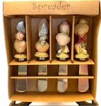 Supreme Housewares Set Of 4 Shells On Beach Cheese/dip/butter Spreaders/knives. Fixed Price $16.99.