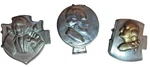 Patriotic Presidents Pewter Ice Cream Molds - Washington #456 Lincoln. Fixed Price $60.00.