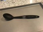 Pedrini Black Nylon Plastic Solid Bowl Cooking Spoon Made Italy. Fixed Price $6.26.