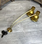 Carlisle 24" Gold Double Arm Stainless Steel Heat Lamp 120V 500W - Works Great!. Fixed Price $50.00.
