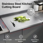 Stainless Steel Cutting For Kitchen - Large 304 Chopping Boards, Suitable. Fixed Price $34.99.