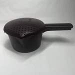 Pampered Chef Small Cooker Microwave Steamer 1 Qt 4 Cup Brown Hen Logo. Fixed Price $22.95.