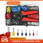 Ferrule Crimping Tool Kit Self-adjustable Wire Crimper Pliers 1200PCS Terminal. Fixed Price $19.69.