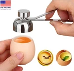 Stainless Steel Topper Shell Cutter Cracker Tool Soft Hard Boiled Eggs. Fixed Price $7.99.