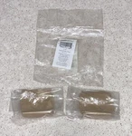 The Pampered Chef Silver Metal Square Napkin Rings #2189 - Set Of New. Fixed Price $6.00.