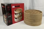 Infuse Escence Of Asia Two Tier 10.25" Steamer Basket Nib. Fixed Price $19.49.