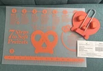 New Pampered Chef Flexible Pretzel Mat & Form #100075/76 Kitchen Tools. Fixed Price $15.00.