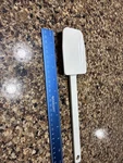Pampered Chef Mix 'n Scraper #1657 White Large Silicone Head Spatula 12 Mint. Fixed Price $14.99.