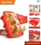 Food-grade Silicone Baking Pans, 9 X 5 Inch, Set Of 2 For All Occasions. Fixed Price $23.99.