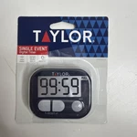 Taylor Multi-purpose Large Display Digital Kitchen Timer With Magnetic Back Clip. Fixed Price $14.99.