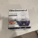 Elite Gourmet Easy Electric 7 Egg Capacity Soft, Medium, Grey Blue. Fixed Price $21.67.