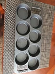 Vintage Bruntmor Cast Iron 8 Muffin Pan.. Fixed Price $20.00.