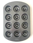 Wilton Mini Donut Baking Pan 12-CAVITY Nonstick New. Fixed Price $9.95.