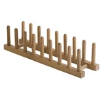 Bamboo Plate & Lid Rack Organizer Store And Display Dishes Lipper 887. Fixed Price $13.06.