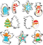 Christmas Cookie Cutters Set Of 9 Pieces, Wmtidene Shapes For Win. Fixed Price $11.80.